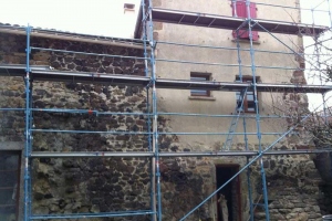 enduit de facade Yronde et buron 1