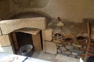 Maçonnerie niche à bois